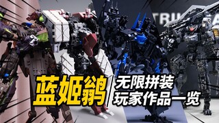 发挥机甲想象力的时候到了！蓝姬鹟无限拼装 改造作品分享【神田玩具组】