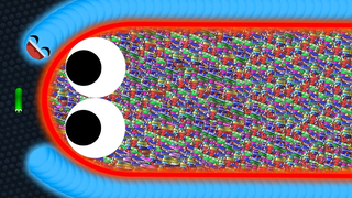 Slitherio สุดยอด Troll Snake เทียบกับ Giant Snakes Epic Slitherio Gameplay