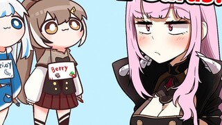 Calli can't tell if it's Gura or Mumei