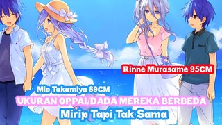 Ukuran Dada Mio Takamiya Vs Reine Murasame Date A Live Season 5