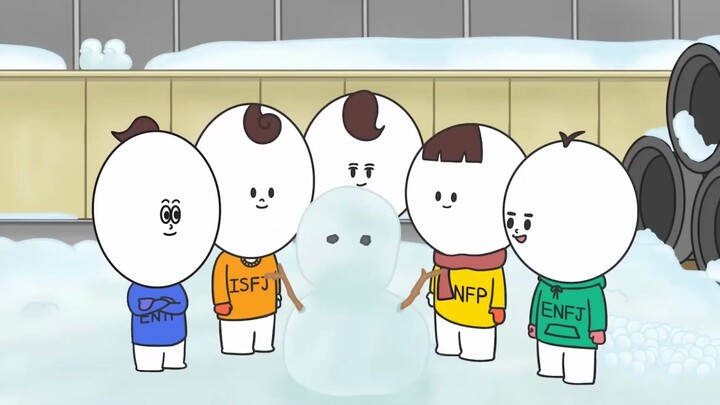 【MBTI Animation】สิ่งที่ MBTI น่ารักจะทำในวันที่หิมะตก