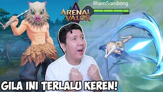 REVIEW SKIN KOLABORASI DEMON SLAYER INOSUKE SI MANUSIA BABI! Arena of Valor