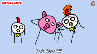 BABI KAMU BABI, KAMU MIRIP BABI | ANIMASI LUCU #BSTATIONTALENTHUNT2