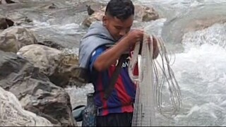 Cast Net Fishing in Nepal | Himalayan Trout Fishing in Nepal | Asala Fishing |
