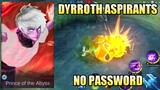 Script Skin Dyrroth Custom Anime Aspirants Full Effects | No Password - Mobile Legends