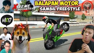 Reaksi Gamer Balapan Motor Ugal - Ugalan Sambil Freestyle, AUTO DIKERJAR" POLISI | Xtreme Motorbikes