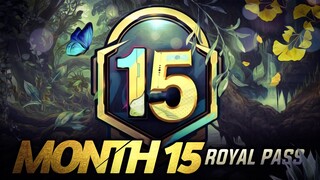 MONTH 15 Royal PASS & MONTH 16 Royal PASS | m15 royal pass pubg mobile | m16 royal pass | rp m15