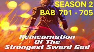 Reincarnation Of The Strongest Sword God Season 2 Bab 701 - 705 Sub Indo