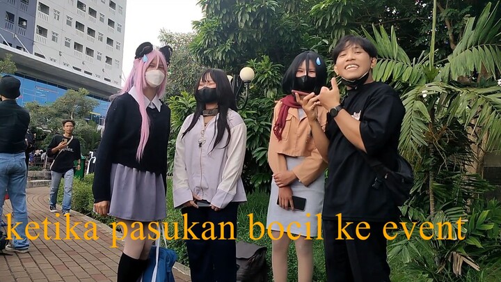 ketika pasukan bocil  #melamarcosplayer #yuliusalviano