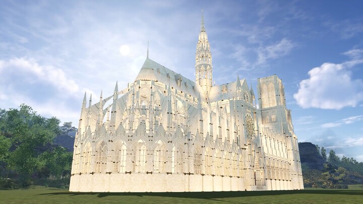 [Tianya Mingyue Knife OL Home] Reproduction of Notre Dame de Paris | Notre Dame de Paris | Le Temps 