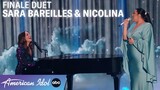 "She Used To Be Mine" by Sara Bareilles & Nicolina Is The Most Beautiful Duet - American Idol 2022
