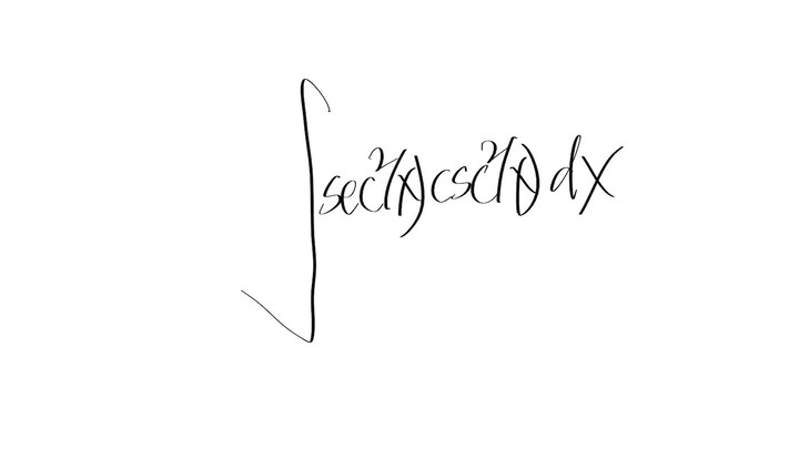 trig integral sec^2(x) csc^2(x) dx
