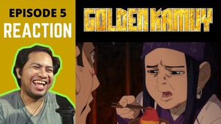 GOLDEN REACTION! | Golden Kamuy Episode 5 [REACTION]