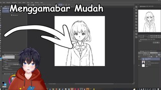 Membuat Sketsa karakter Vtuber - Menjadi VTuber Dari 0 || Vtuber From Zero