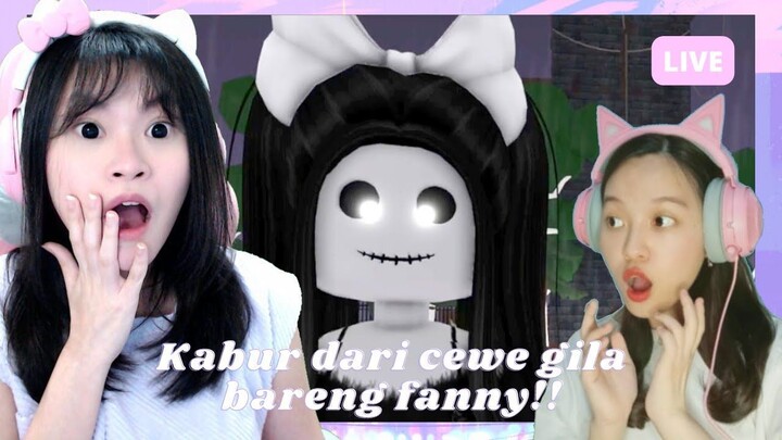 KABUR DARI CEWE GILA BARENG @FannyTjandra !! [ESCAPE LITTLE CRAZY TOWER ROBLOX I