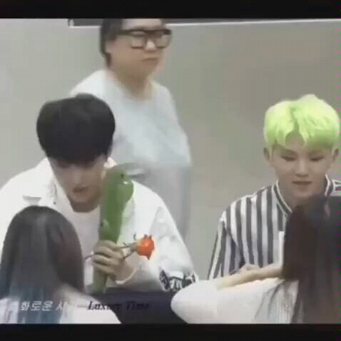 SEVENTEEN’s legendary “Angry Nana” staff, hahaha!