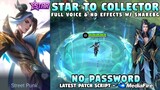 New Ling Starlight To Collector Skin Script No Password | Ling Serene Plume Collector Script | MLBB
