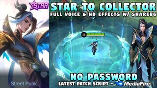 New Ling Starlight To Collector Skin Script No Password | Ling Serene Plume Collector Script | MLBB