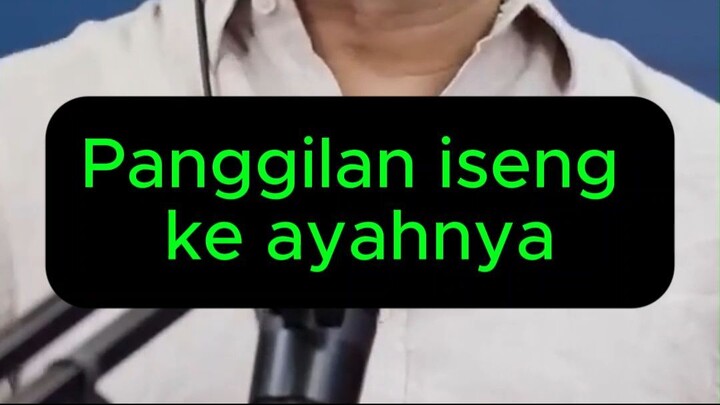 Panggilan iseng ke ayahnya