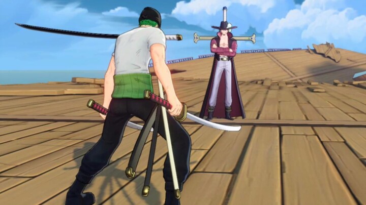 One Piece New Game Zoro vs Hawkeye Recreates the Famous Scene Code Partner