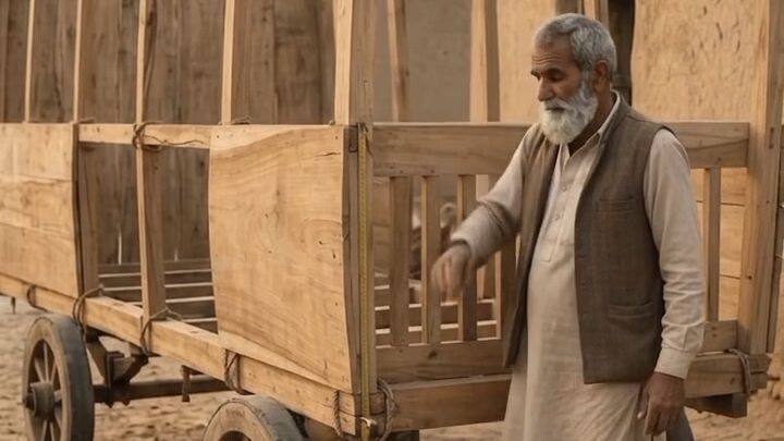 Poor Old Man Builds an Amazing Wooden Car 😱🚗 | From Nothing to Something