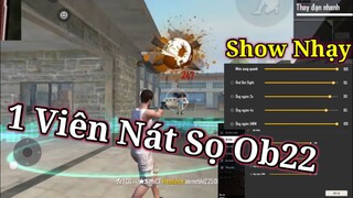 [Free Fire] Ob22 Siêu Độ Nhạy Nát Sọ Chỉ 1 Viên | Hướng Dẫn Kéo Tâm M500 - NamCT