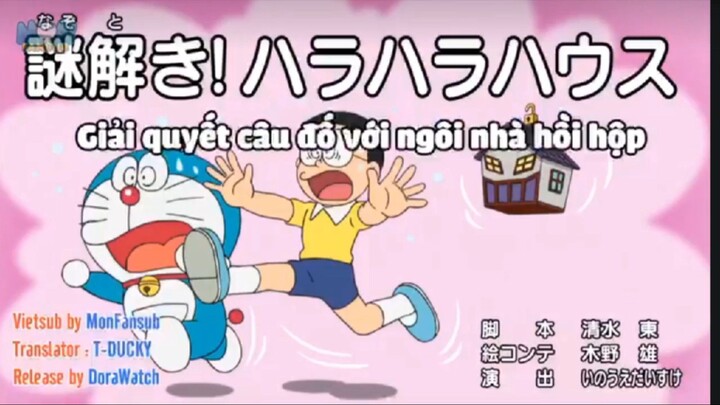 Doraemon : Tập 816 - Giải quyết câu đố với ngôi nhà hồi hộp và Máy tạo mây điểm tâm