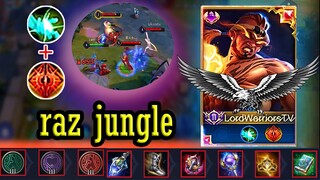 raz jungle guide arena of valor lord wariors 2022 raz pro gameplay