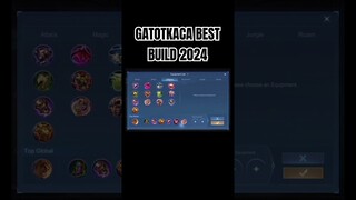 Gatotkaca Best Build 2024 #shorts #mlbb