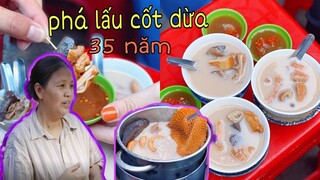Không sợ đụng hàng PHÁ LẤU CỐT DỪA độc nhất Sài Gòn ăn là ghiền
