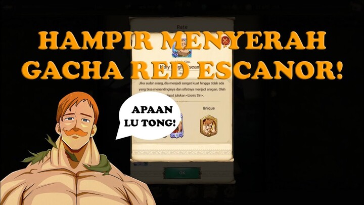 habis 300diamond untuk red escanor setelah lama tidak main (nanatsu no tazai grandcross indonesia )