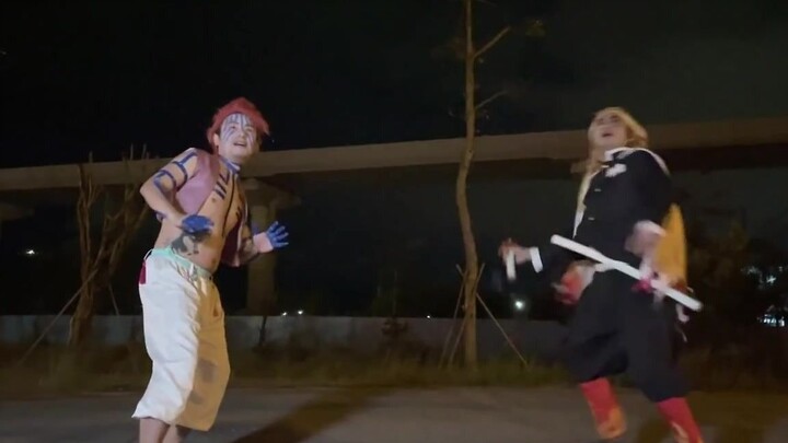 Demon Slayer: Kimetsu no Yaiba the Movie: Mugen Train: Flame Pillar vs. Agawaza Live Action Flame Pi