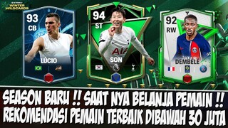 📌WELCOME SEASON 4 !! REKOMENDASI PEMAIN TERBAIK DIBAWAH 30 JUTA SEMUA POSISI EA SPORT FC 24 MOBILE