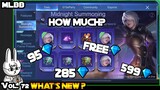 HOW MUCH DID WE SPEND FOR SILVANNA MIDNIGHT JUSTICE?? - MLBB WHAT’S NEW? VOL. 72
