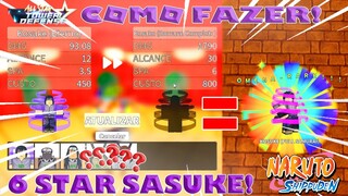 COMO FAZER SASUKE 6 ESTRELAS NO ALL STAR TOWER DEFENSE!