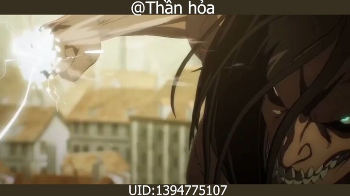 Eren- Chúa tể xuất hiện #anime #schooltime