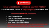 Katja Loom Academy - Ecommerce Analytics Mastery