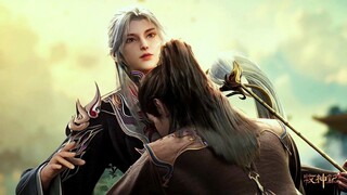 Qin Mu tearfully bids farewell to the grandmaster with a hug