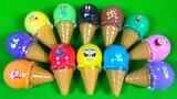 Looking for Spongebob Squarepants With Slime Cream Colorful ! Spongebob Slime Video,ASMR