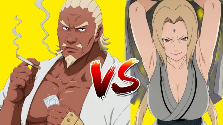 tsunade vs raikage