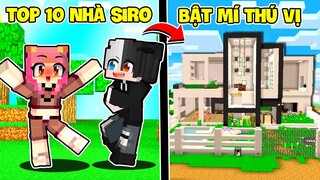 GẤU MORA BẬT MÍ TOP 10 BÍ MẬT NHÀ SIRO SIÊU HOT TRONG MINECRAFT