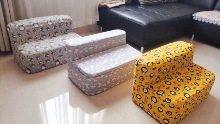 How to Repurpose Empty Milk Powder Cans? 20-Can Mini Sofa Tutorial