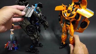 Video emergency series Transformers 4 Flip Transformers Bumblebee Confinement Hufu Riding Transforme