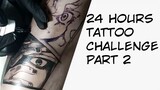 24 Hours Tattoo Challenge | Hunter X Hunter Part 2
