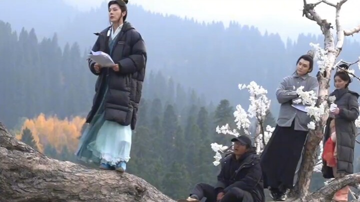 Behind the scenes of "A Mortal's Journey to Immortality", Li Huayuan and Hongfu fight against the Yu