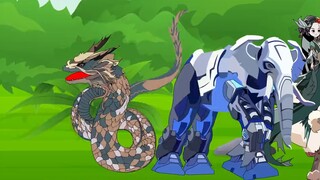 The Bear and Dog tribes were destroyed, and the Black Mountain Dog King came to rescue them. He took