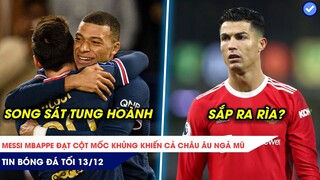 TIN BÓNG ĐÁ TỐI 13/12| Messi,Mbappe đạt cột mốc khủng, Châu  u ngả mũ; Cãi Rangnick, CR7 sắp ra rìa?