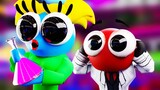 RED has a TWIN SISTER !? (Rainbow Friends Roblox Animation)