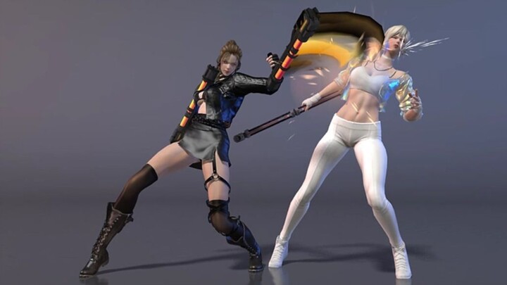 [MMD] Fighting Scene Of Two Beauties