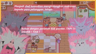 -+[The chef shift, dari memproses menu hingga penyajian kepada pelanggan, tapi dengan diketik]+-